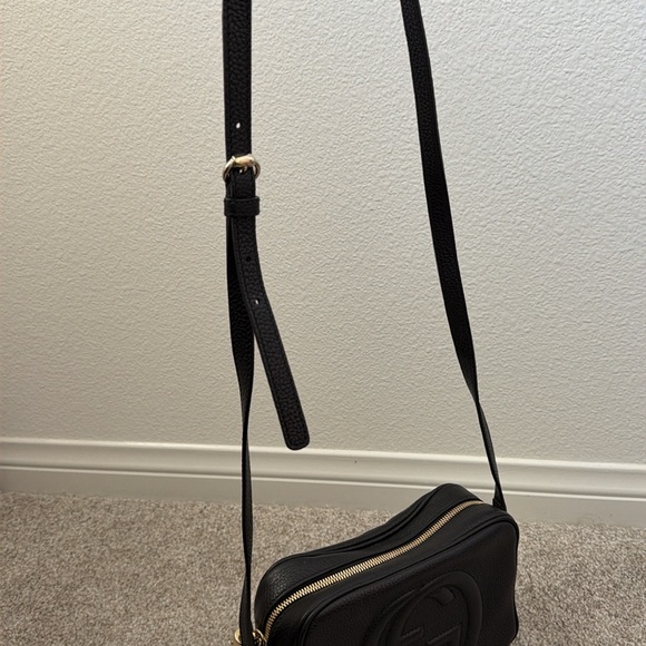 Gucci Black Leather Soho Disco Shoulder Bag - Picture 6 of 10